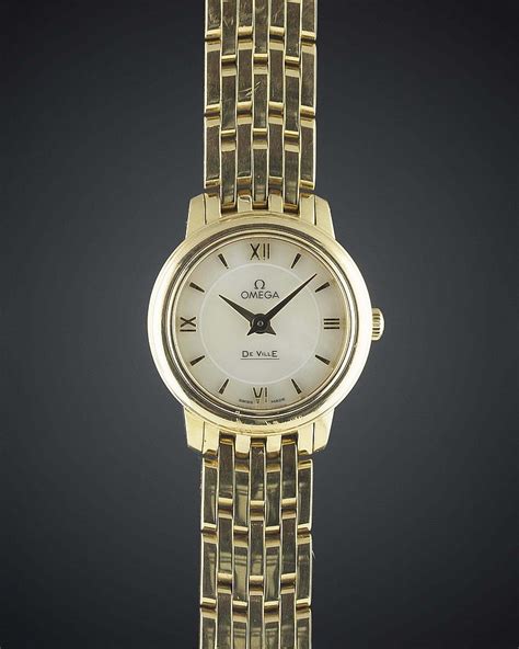 omega watch gold price|omega solid gold ladies watch.